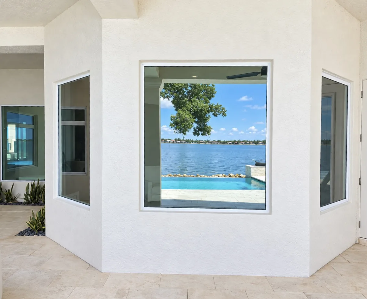 Impact windows at a PAZ project in Fort Myers Beach